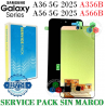 Samsung A36 5G 2025 A356 A356B / A56 5G 2025 A566B A566 - Pantalla service pack SIN marco