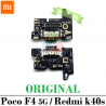 Xiaomi Poco F4 5G 2022 22021211RG / Redmi k40s  - PLACA DE CARGA original refurbished