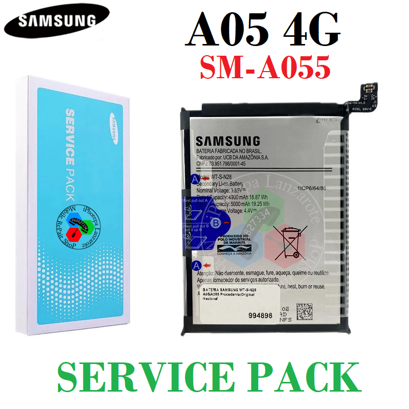 Samsung A05 4G SM-A055 (WT-S-N28) - BATERIA ORIGINAL SERVICE PACK