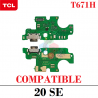 TCL 20 SE T671H 2021 - SUB PLACA DE CARGA - COMPATIBLE