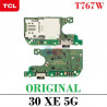 TCL 30 XE 5G T767W - SUB PLACA DE CARGA + LECTOR SIM - ORIGINAL