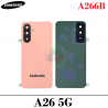 Samsung A26 5G SM-A266B A266 - TAPA TRASERACON LENTE + LOGO - ROSA