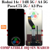 Xiaomi Redmi 14c 2024 / Redmi 14R / Redmi a4 5g / Poco c75 / Poco A3 Pro - PANTALLA compatible HQ sin MARCO