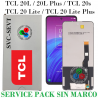 TCL 20L 2021 T774H / T774B / 20L Plus T775H / T775B / TCL  20s / TCL 20 LITE / TCL 20 LITE PLUS - PANTALLA SERVICE PACK SIN MARC