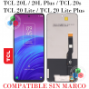 TCL 20L 2021 T774H / T774B / 20L Plus T775H / TCL  20s / TCL 20 LITE / TCL 20 LITE PLUS - PANTALLA compatible SIN MARCO