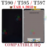 SAMSUNG TAB A 10,5'  2018 T590 , T595 , t597 - PANTALLA compatible hq sin marco