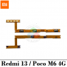 Xiaomi Redmi 13 4G - Redmi 13 5G / Poco M6 4G 2404APC5FG - FLEX POWER ENCENDIDO + VOLUMEN