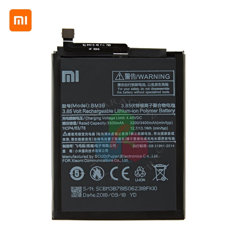 XIAOMI Mi Mix 2 / Mix 2s - Mi Mix 2 Se - BM3B - BATERIA BULK con logo