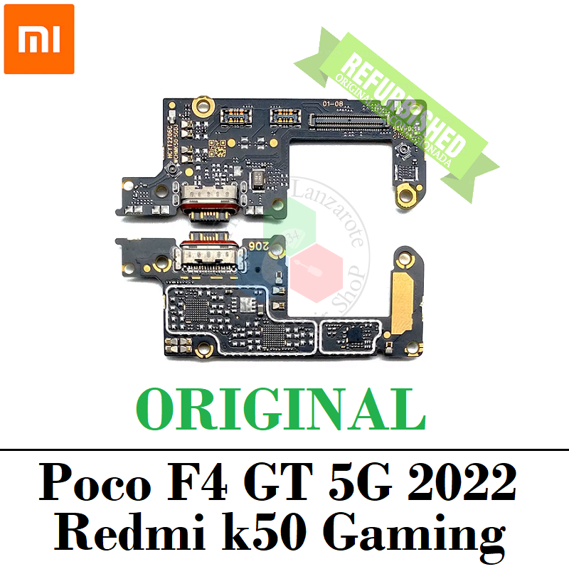 Xiaomi Poco F4 GT 5G 2022 21121210G / Redmi k50 Gaming - placa de carga original refurbished