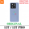 XIAOMI 13T (2306EPN60G) / XIAOMI 13T PRO (23078PND5G) - TAPA TRASERA AZUL ALPINO + LENTE DE CAMARA COMPLETO - ORIGINAL