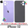 iPhone 12 - TAPA TRASERA HUECO GRANDE CON LOG0 - VIOLETA