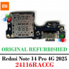 Xiaomi Redmi Note 14 Pro 4G 2025 24116RACCG  - PLACA DE CARGA original refurbished