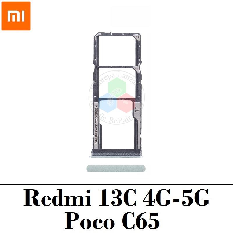 Xiaomi Redmi 13C 4G / Redmi 13c 5G / Poco c65 - Bandeja sim dual - Verde