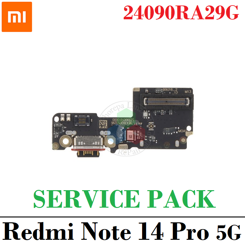 Xiaomi Redmi Note 14 Pro 5G 2025 24090RA29G - PLACA DE CARGA ORIGINAL SERVICE PACK