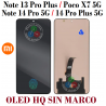 Xiaomi Redmi Note 13 Pro Plus 5G / Note 14 Pro 5G / Note 14 pro Plus 5G / poco x7 5g - PANTALLA calidad oled hq SIN Marco