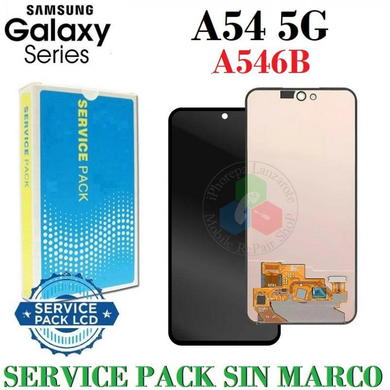 SAMSUNG A54 5G 2023 A546B A546 - PANTALLA SERVICE PACK SIN MARCO
