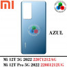 Xiaomi Mi 12T 5G 2022 22071212AG / Mi 12T Pro 5G 2022 22081212UG / Redmi k50 ultra 22081212C - tapa trasera HQ azul con logo