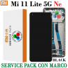 Xiaomi Mi 11 Lite 5G NE 2021 2109119DG / Mi 11T Lite - PANTALLA ORIGINAL SERVICE PACK CON MARCO NEGRO