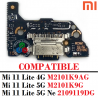 Xiaomi Mi 11 Lite 4G M2101K9AG / Mi 11 Lite 5G M2101K9G / 11 lite 5G Ne - Placa de carga (sin componentes) compatible