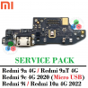 Xiaomi Redmi 9a / Redmi 9c / Redmi 9AT / Redmi 9i / redmi 10a - Placa de carga MICRO USB + microfono ORIGINAL SERVICE PACK