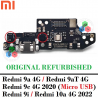 Xiaomi Redmi 9a / Redmi 9c / Redmi 9AT / Redmi 9i / redmi 10a - Placa de carga MICRO USB + microfono ORIGINAL REFURBISHED