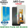 Samsung A03 Core A032 / A032F / A032M - PANTALLA SERVICE PACK SIN MARCO