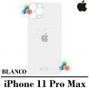 iPhone 11 PRO MAX - TAPA TRASERA DE CRISTAL BLANCO CON LOGO