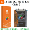 Xiaomi 13 Lite 5G 2023 2210129SG / Mi 13 Lite / Civic 2 " BP4E " - BATERÍA ORIGINAL SIN LOGO