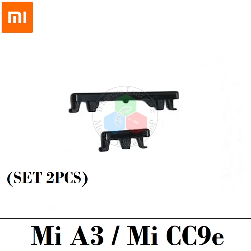 Xiaomi Mi A3 M1906F9SH / M1906F9SI 2019 - CC9e - set 2pcs pulsador de encendido + volumen