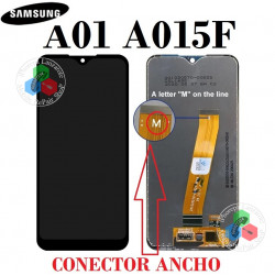 SAMSUNG A01 A015 A015F A015 2020 - PANTALLA ORIGINAL REFURBISHED CON MARCO ( FLEX EXTRECHO NO EUROPEA )