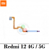 Xiaomi Redmi 12 4G / 5G 2023 23053RN02A / 23053RN02Y / 23053RN02I / 23053RN02L / 23077RABDC - Flex botón sensor de huella - Azul