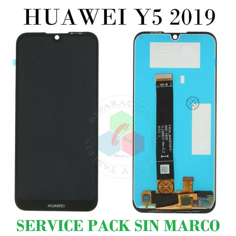 Huawei Y5 2019 (AMN-LX9, AMN-LX1, AMN-LX2, AMN-LX3) - pantalla service pack sin marco