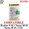 Realme 9 4G / Realme Narzo 50 5G / Realme Narzo 50 4G / Realme C55  " BLP883 " - BATERIA COMPATIBLE