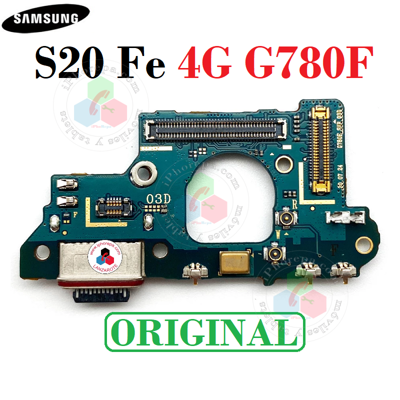 SAMSUNG S20 FE 4G G780F G780 2020 - PLACA DE CARGA ORIGINAL REFURBISHED