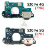 SAMSUNG S20 FE 4G G780F G780 2020 - PLACA DE CARGA ORIGINAL SERVICE PACK