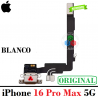 iPhone 16 Pro Max 5G 2024 A3296 - flex de carga original refurbished - BLANCO