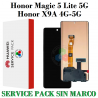 Huawei Honor Magic 5 Lite 5G 2023 RMO-NX3 / Huawei Honor X9A 4G/5G 2023 RM0-NX1 - pantalla service pack sin marco