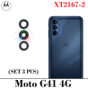 Motorola Moto G41 4G 2021 XT2167-2 - CRISTAL LENTE  DE CÁMARA TRASERA set 3pcs