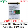 Oppo Reno 5F / Reno 5 Lite / A94 4G / F19 Pro "BLP835" - BATERIA COMPATIBLE SIN LOGO