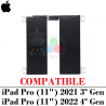 iPad Pro ( 11' ) 2021 3ª Generación / iPad Pro ( 11' ) 2022 4ª Generación - BATERÍA compatible