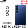 Samsung S25 5G 2025 S931B S931 / Samsung S25+ Plus 5G 2025 S936B S936 - Cristal lente de camara SET 3PCS
