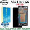 SAMSUNG S25 Ultra 5G 2025 S938B S938 - pantalla original service pack con marco negro