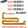 SAMSUNG A12 A125F / A12S / A127F / A13 5G A136B / A13 A135F / A13 A137F / M12S M127 / A04S A047F - BOTON SIN HUELLA - BLANCO