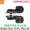 Xiaomi Redmi Note 14 Pro Plus 5G 24094RAD4G - PLACA DE CARGA ORIGINAL SERVICE PACK