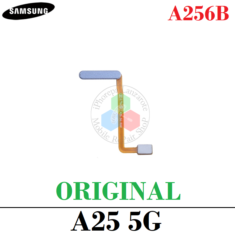 Samsung A25 5G 2023 A256B A256 - FLEX SENSOR DE HUELLA ORIGINAL - AZUL