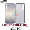 SAMSUNG A14 4G 2023 A145R A145P A145 - TAPA CARCASA - COMPATIBLE HQ CON LOGO - SILVER PLATA