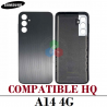 SAMSUNG A14 4G 2023 A145R A145P A145 - TAPA CARCASA - COMPATIBLE HQ CON LOGO - NEGRO