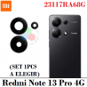Xiaomi Redmi Note 13 Pro 4G 2023 23117RA68G ( SET 1PCS a elegir ) - CRISTAL LENTE DE CAMARA