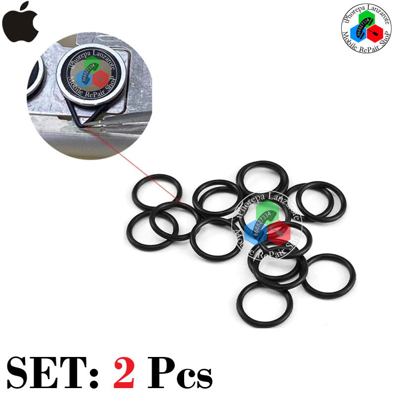 anillo goma círculo para camara de iPhone X XR XS 11 12 mni 13 mini 14 15 16 Pro Max  set 2pcs