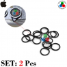 anillo goma círculo para camara de iPhone X XR XS 11 12 mni 13 mini 14 15 16 Pro Max  set 2pcs